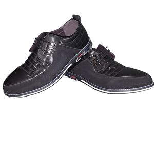 Elegant Black Leather Oxfords